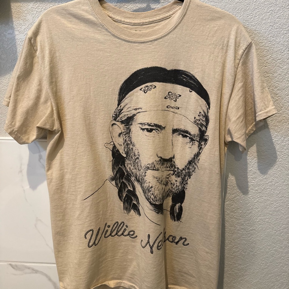 Men's Graphic T-Shirt in Tan
